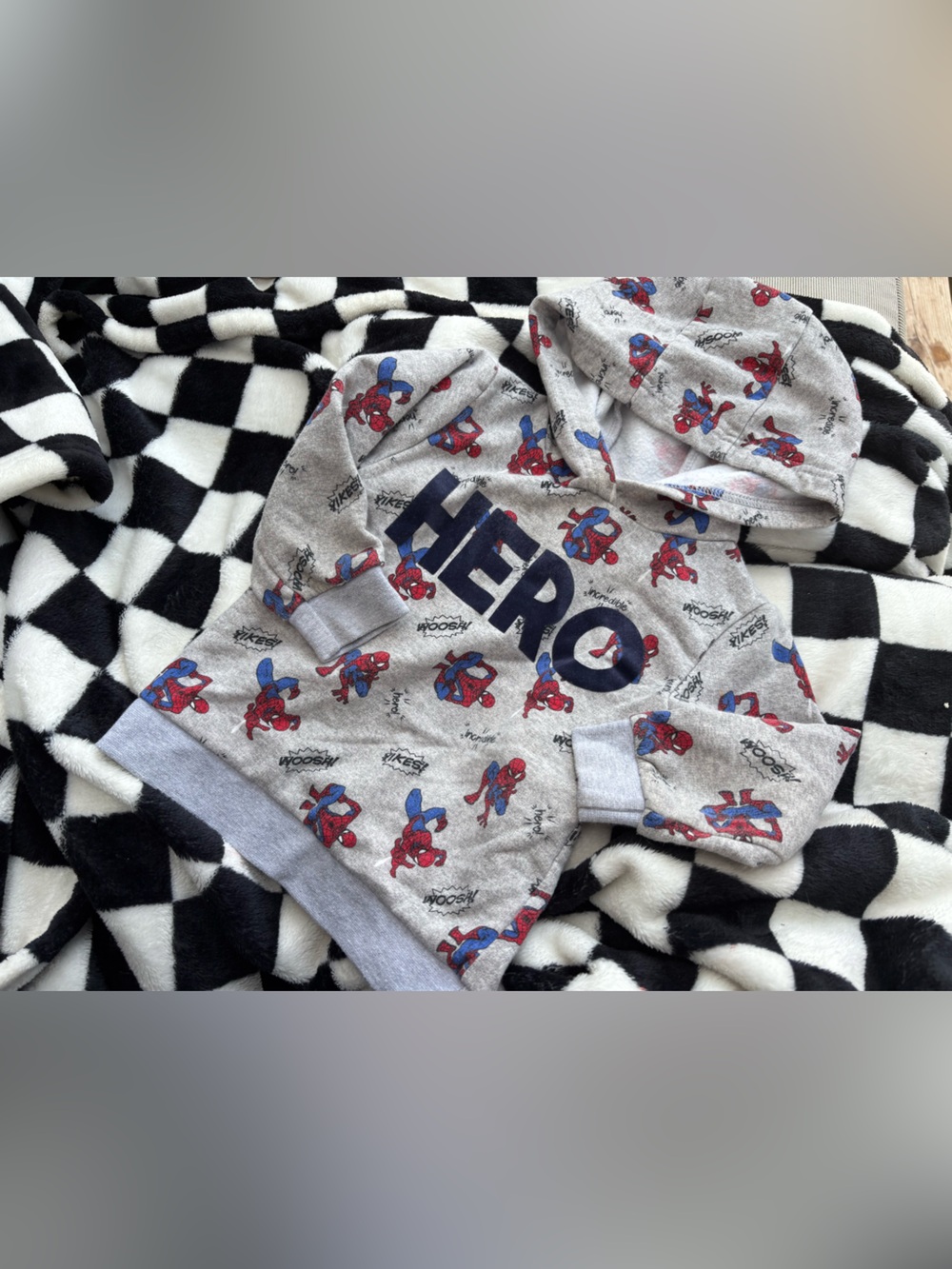 2T spider man hoodie
